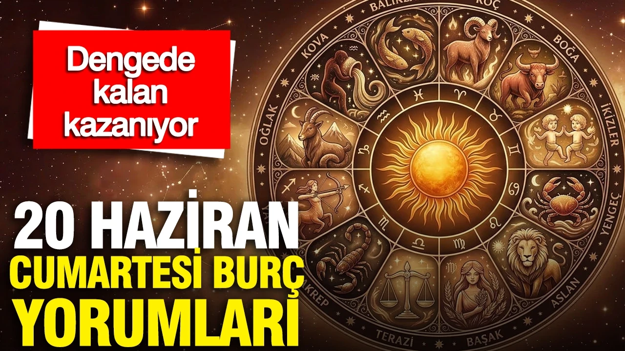 20 Haziran Cumartesi burç yorumları: Dengede kalan kazanıyor