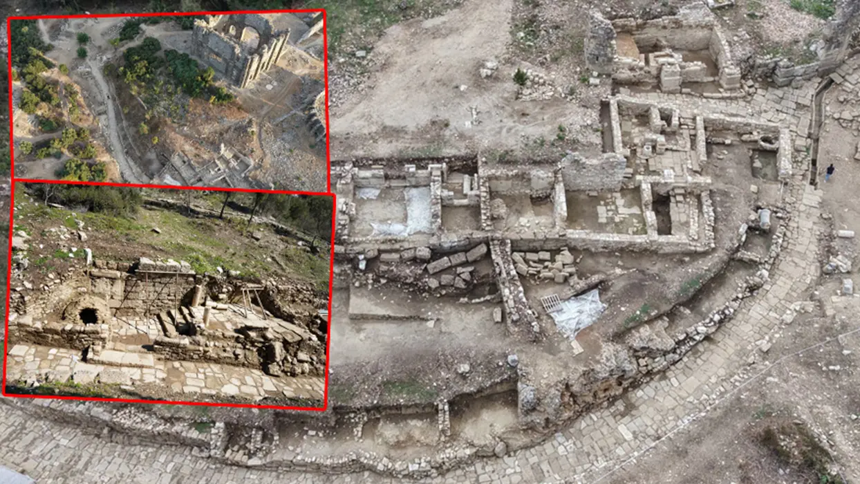 Aspendos'ta tarihi keşif: 300 metrelik bölümü gün yüzüne çıkarıldı