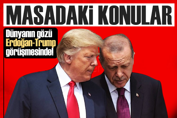 Dünyanın gözü Erdoğan-Trump görüşmesinde! İşte iki liderin gündemi