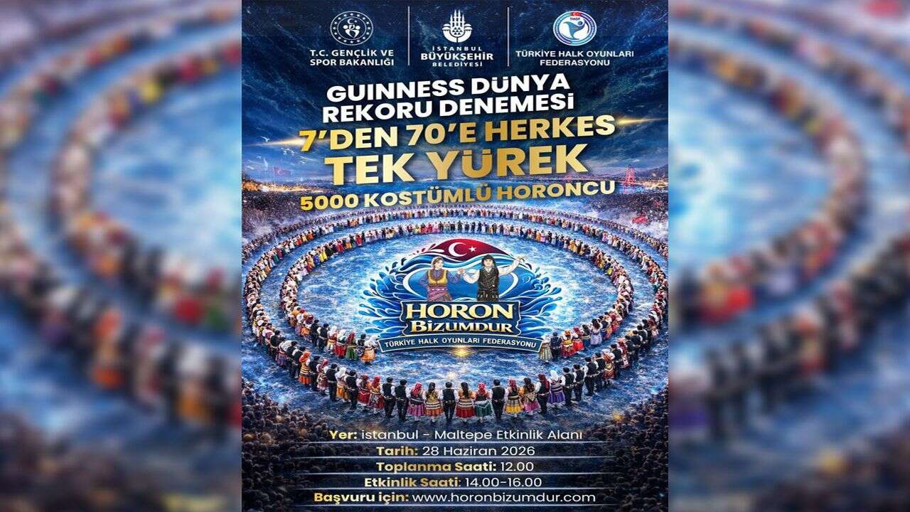 Binlerce horoncu Guinness rekoru için aynı halkada buluşacak