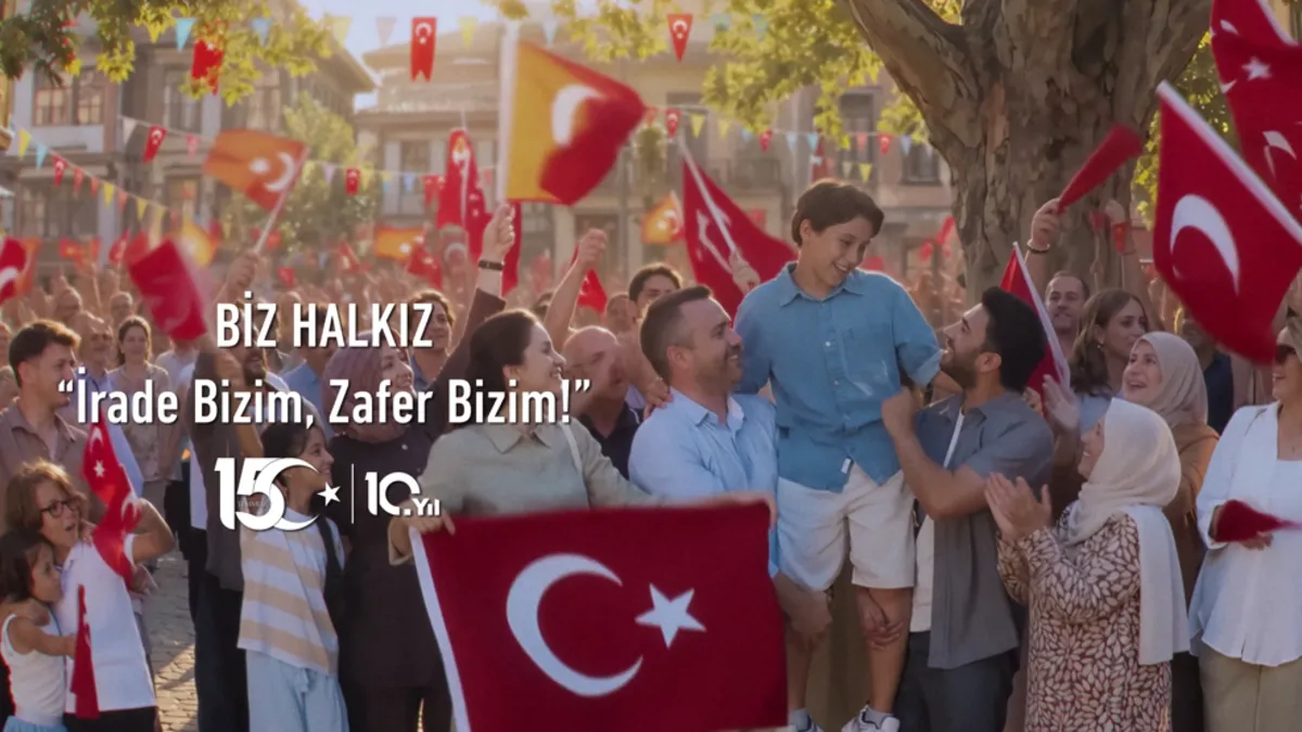 Halkbank'tan 15 Temmuz'a Özel Reklam Filmi: "İrade Bizim, Zafer Bizim"