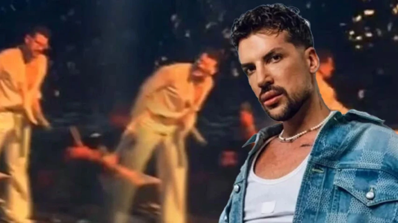 Kerimcan Durmaz sahnede çılgına döndü! Hayranı yüzünde konfeti patlattı