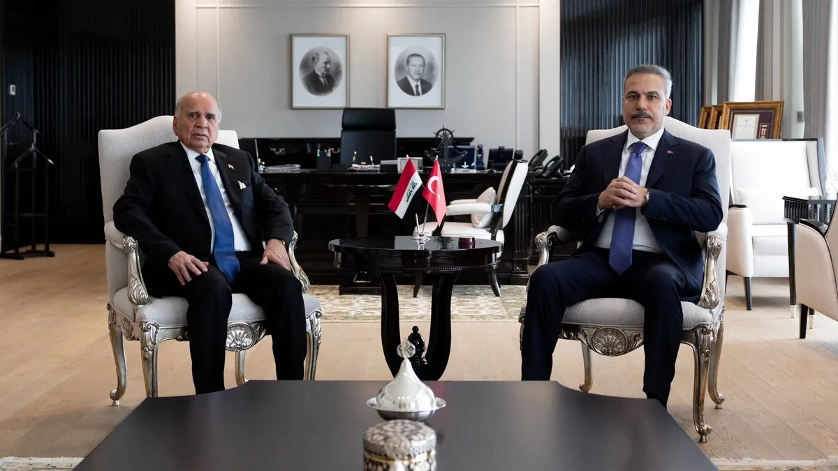 Ankara'da kritik zirve! Bakan Fidan'dan Iraklı mevkidaşıyla bir araya geldi