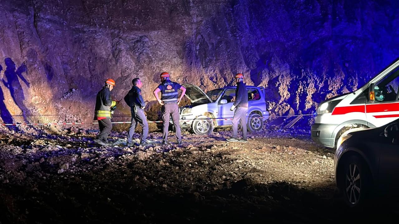 Uçuruma yuvarlanan cipteki 2 kişi öldü, 1 kişi yaralandı