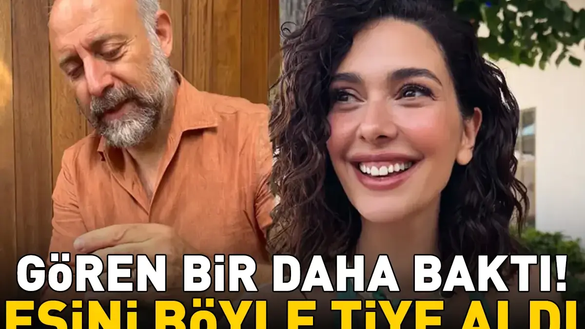 Gören bir daha baktı! Bergüzar Korel, eşi Halit Ergenç'i tiye aldı: 'Her yere litrelerce sıvı ile gidiyoruz'
