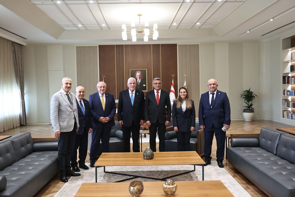 İYİ Parti Genel Başkanı Müsavat Dervişoğlu, KKTC'yi ziyaret etti