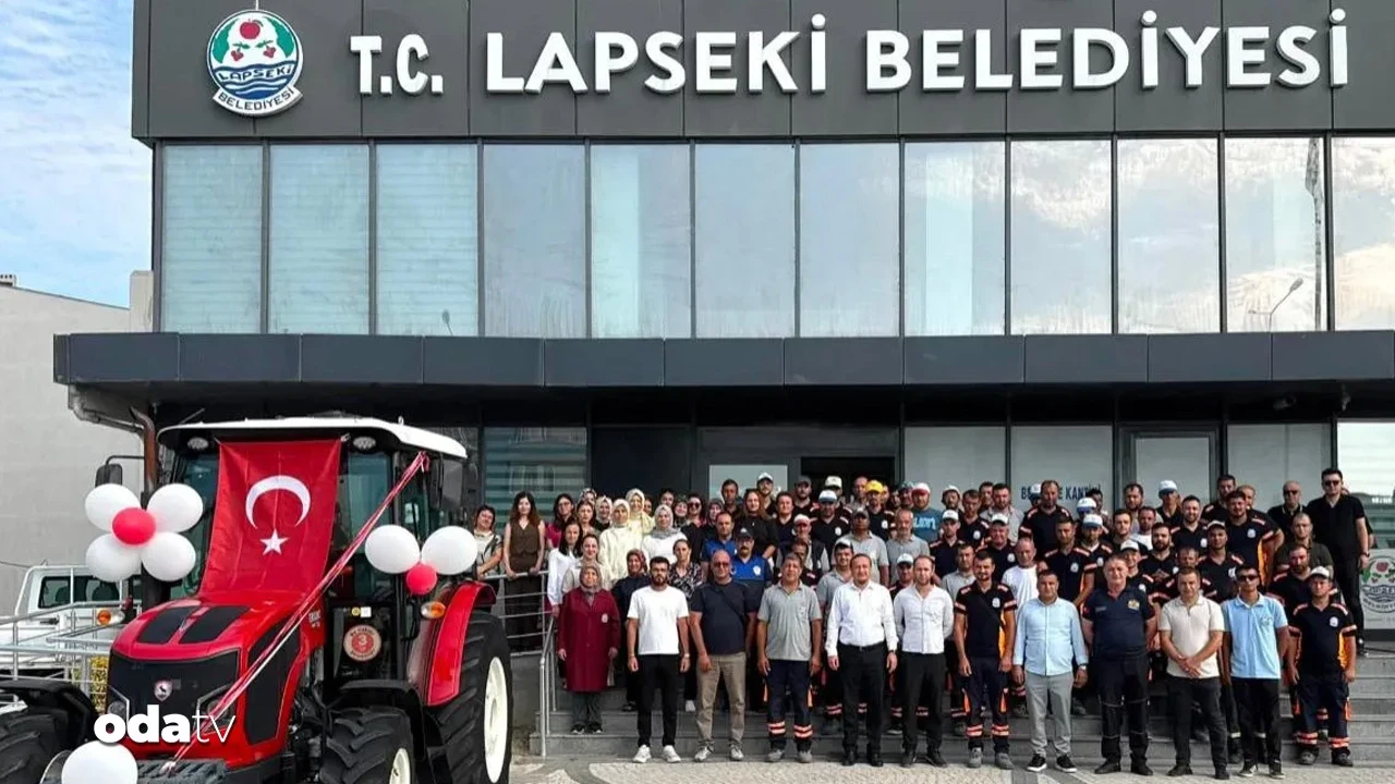 Lapseki'de belediye personelinden anlamlı dayanışma