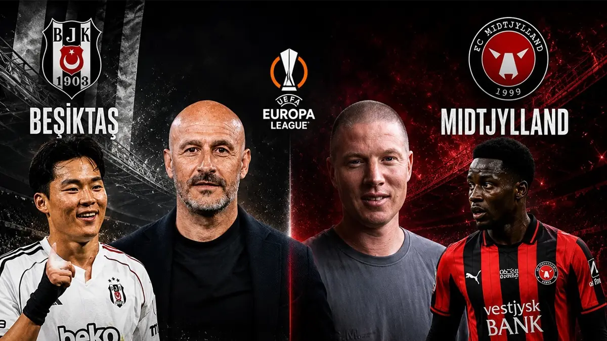 Beşiktaş-Midtjylland maç kadrosu ve muhtemel 11'ler belli oldu