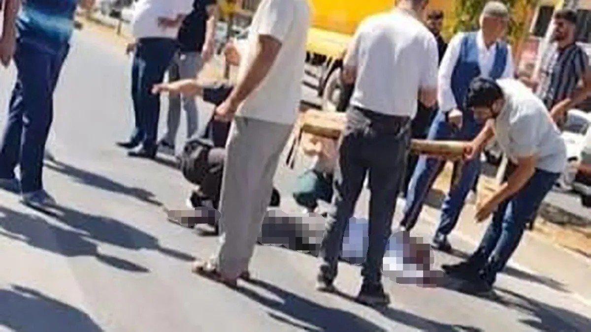 Diyarbakır'da feci kaza! Yaşlı adama kamyon çarptı