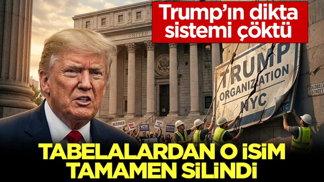 Washington'da Trump’ın dikta sistemi çöktü: Tabelalardan o isim tamamen silindi