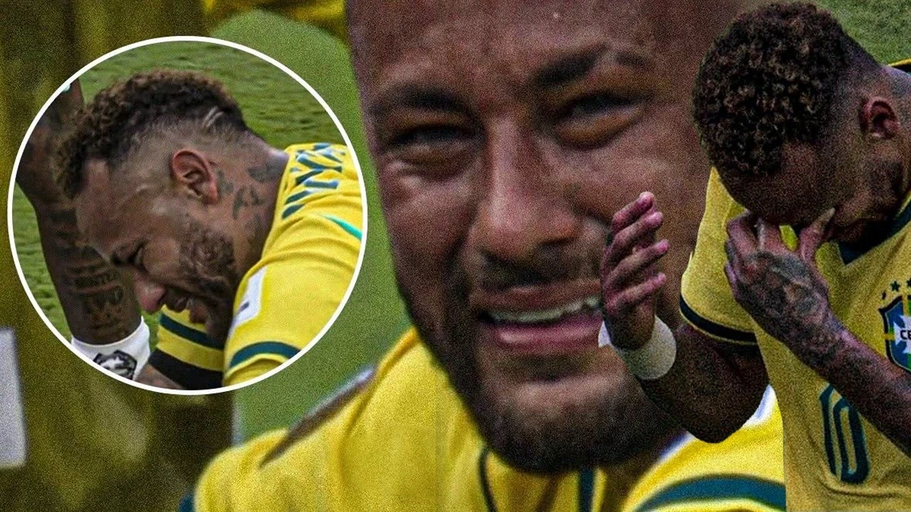 Neymar sahada ağladı! 'Denedim, denedim... Artık bitti'