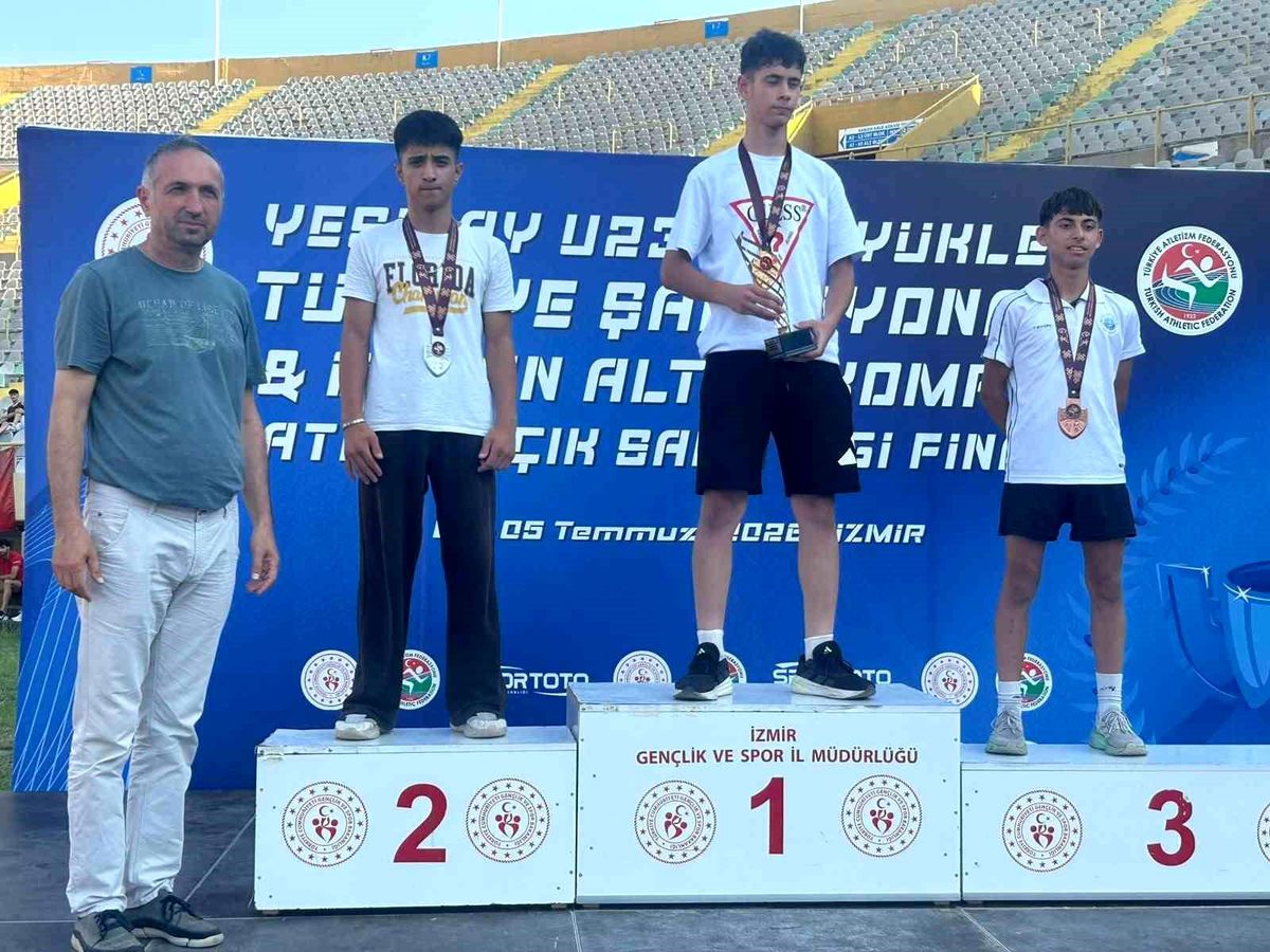 Aydınlı atlet Şirin Türkiye ikincisi oldu