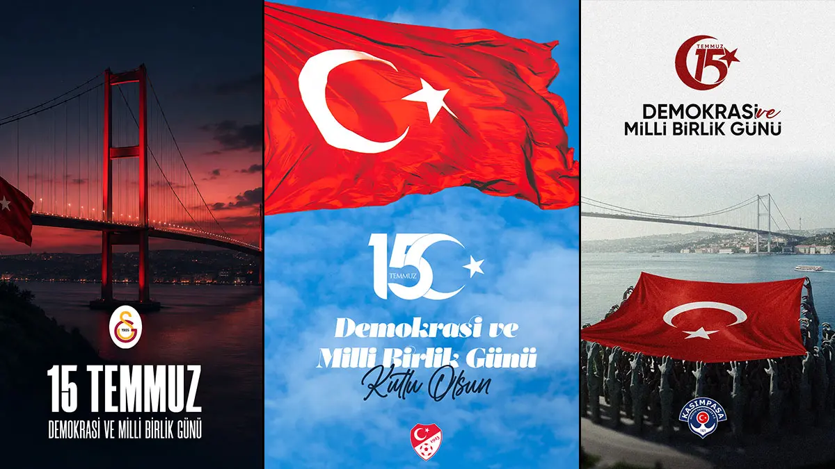 Spor camiasından 15 Temmuz paylaşımları! 'İstiklal mücadelesinin adıdır'