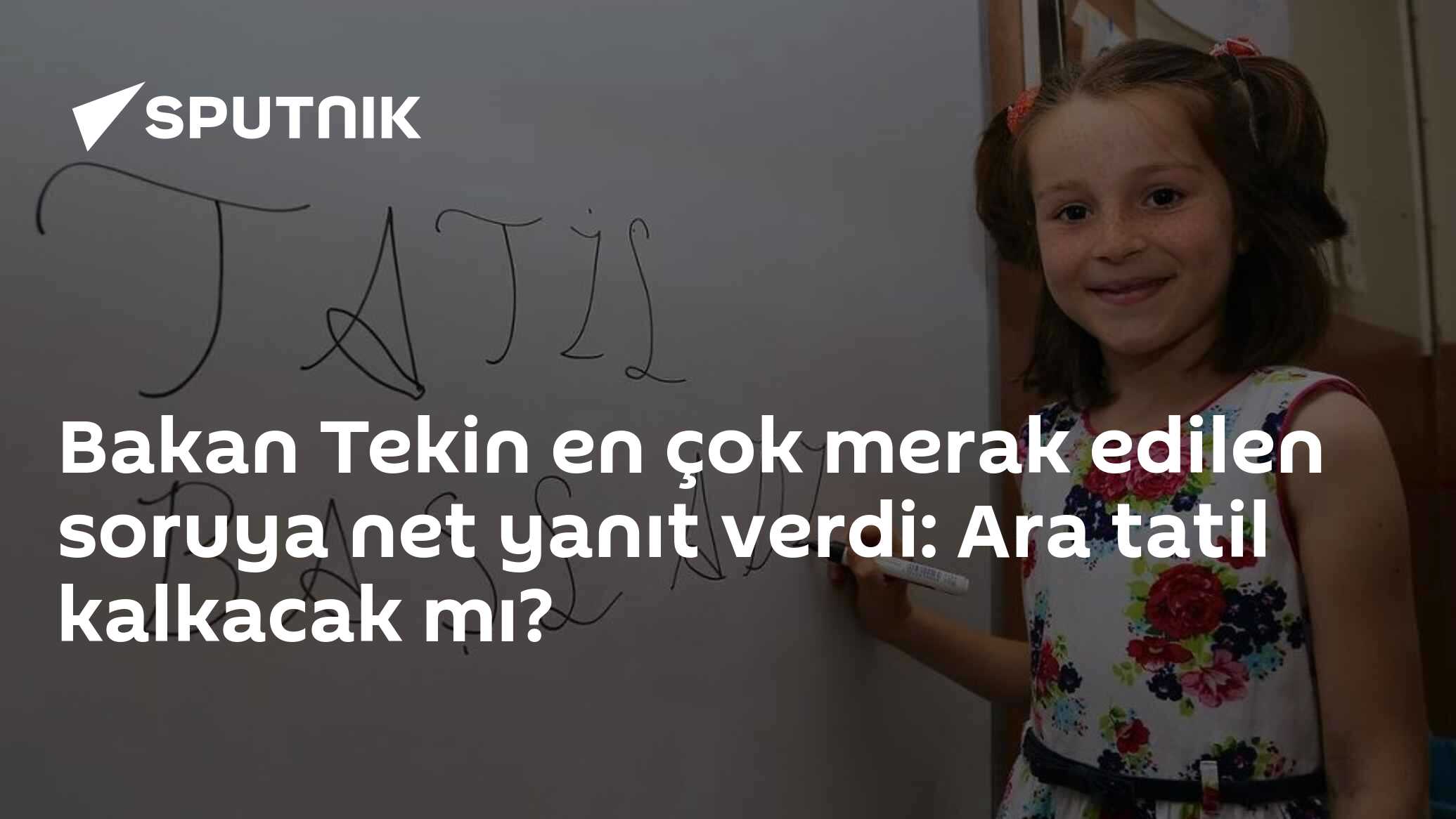 Bakan Tekin en çok merak edilen soruya net yanıt verdi: Ara tatil kalkacak mı?