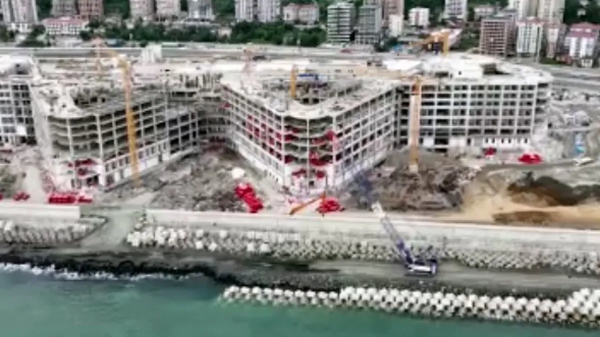 Rize Şehir Hastanesi yeni yılda hizmete girecek