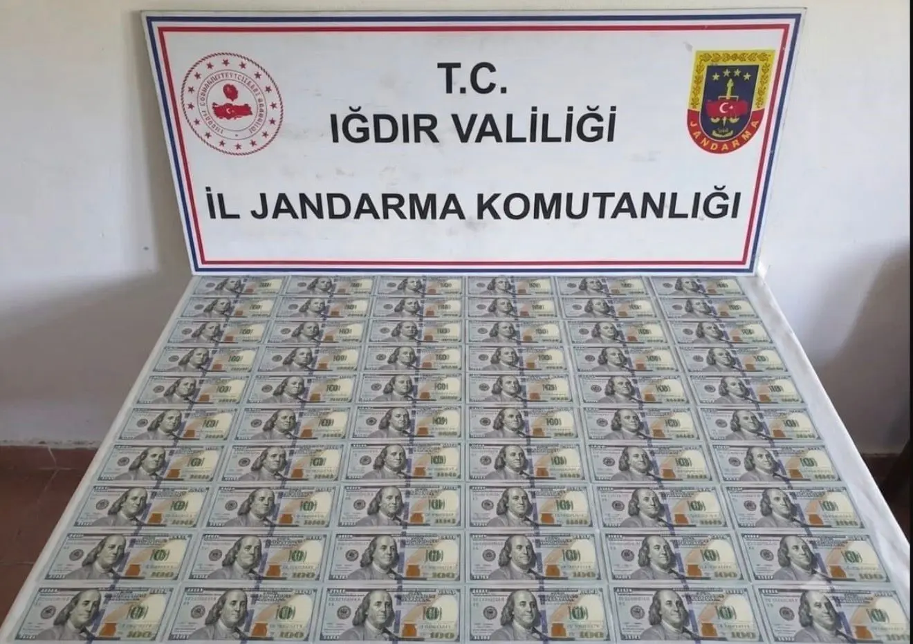 Kalpazan operasyonunda bir gözaltı: Binlerce sahte dolar ele geçirildi