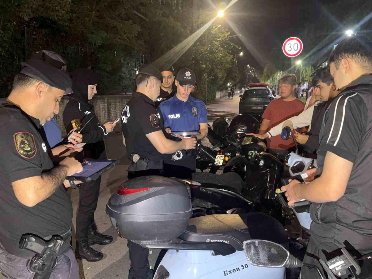 Bursa'da YKS öncesi sessizlik ve huzur denetimi