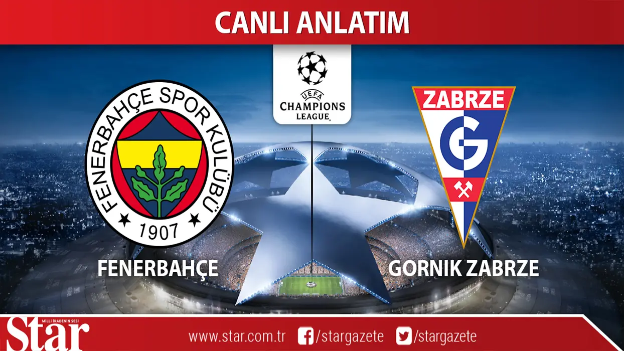 CANLI: Fenerbahçe - Gornik Zabrze