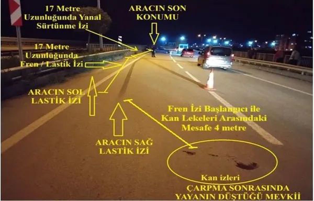 Taciz davasının mağduru Tuana’nın öldüğü kazada bilirkişi raporu ortaya çıktı