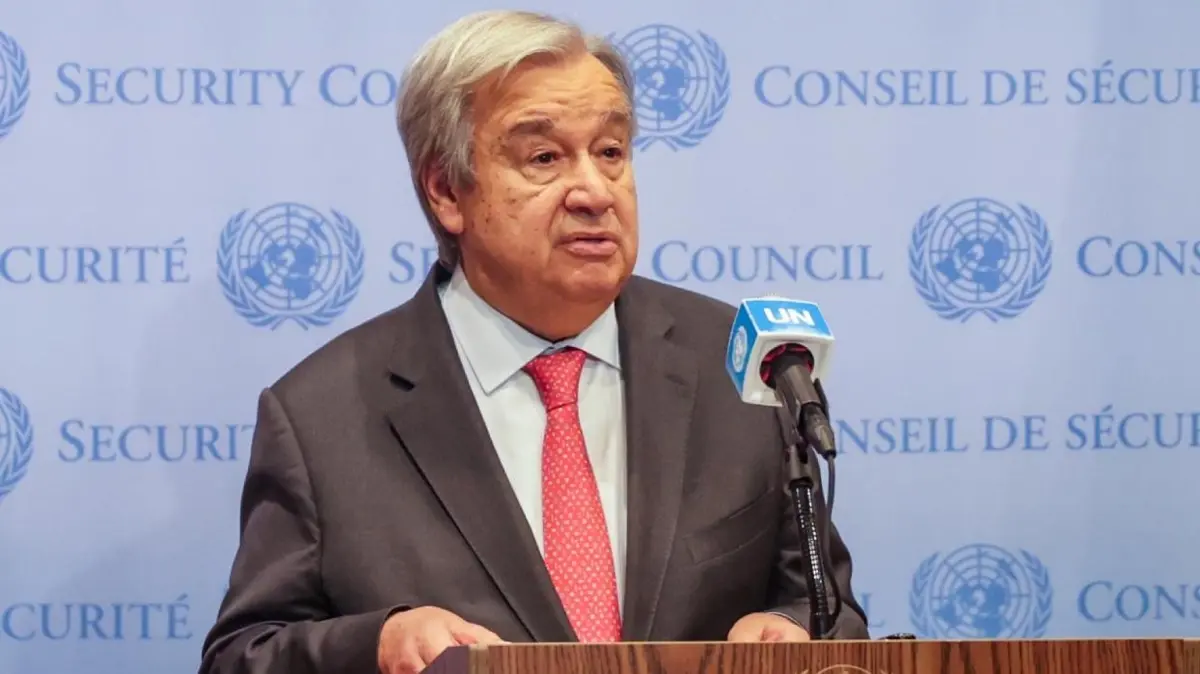 17 yıl sonra bir ilk: Guterres Şam'da