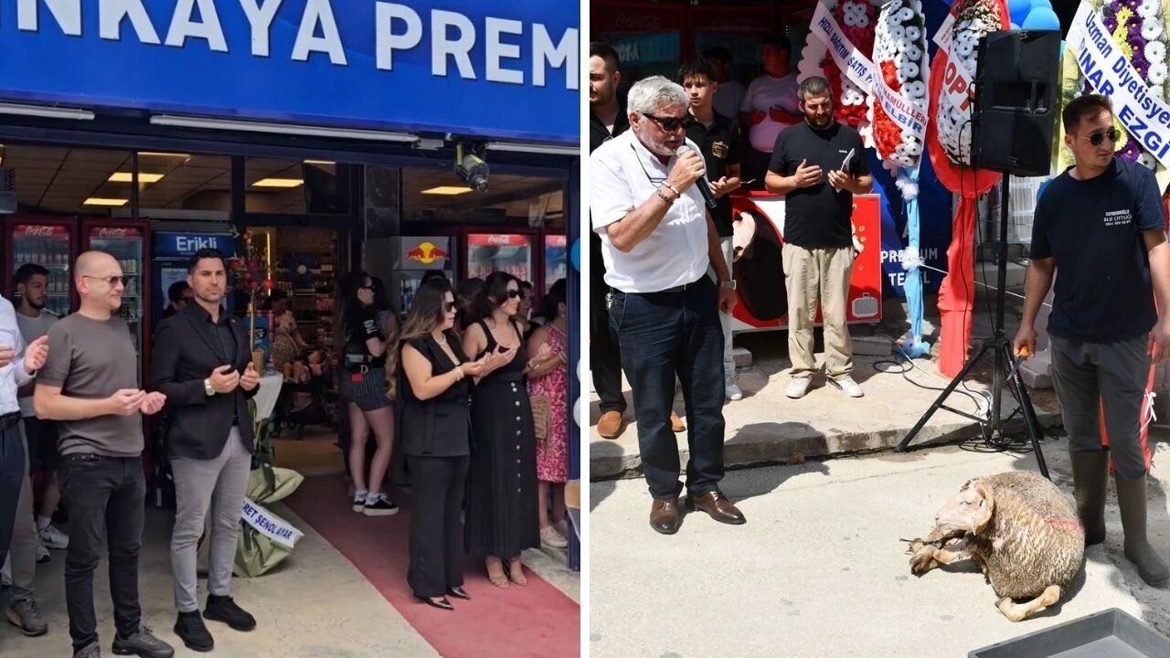Tekel bayii açılışında dua eden imam sessizliğini bozdu