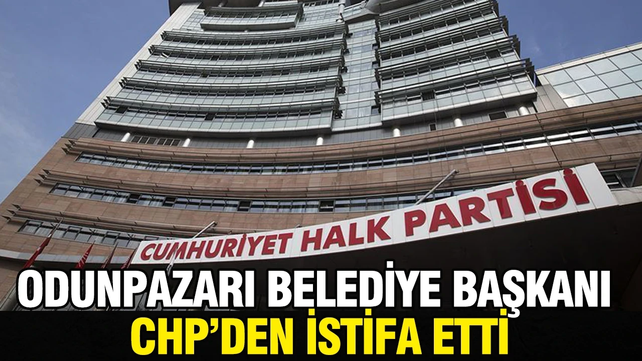 Odunpazarı Belediye Başkanı Meclis üyeleriyle birlikte CHP'den istifa etti