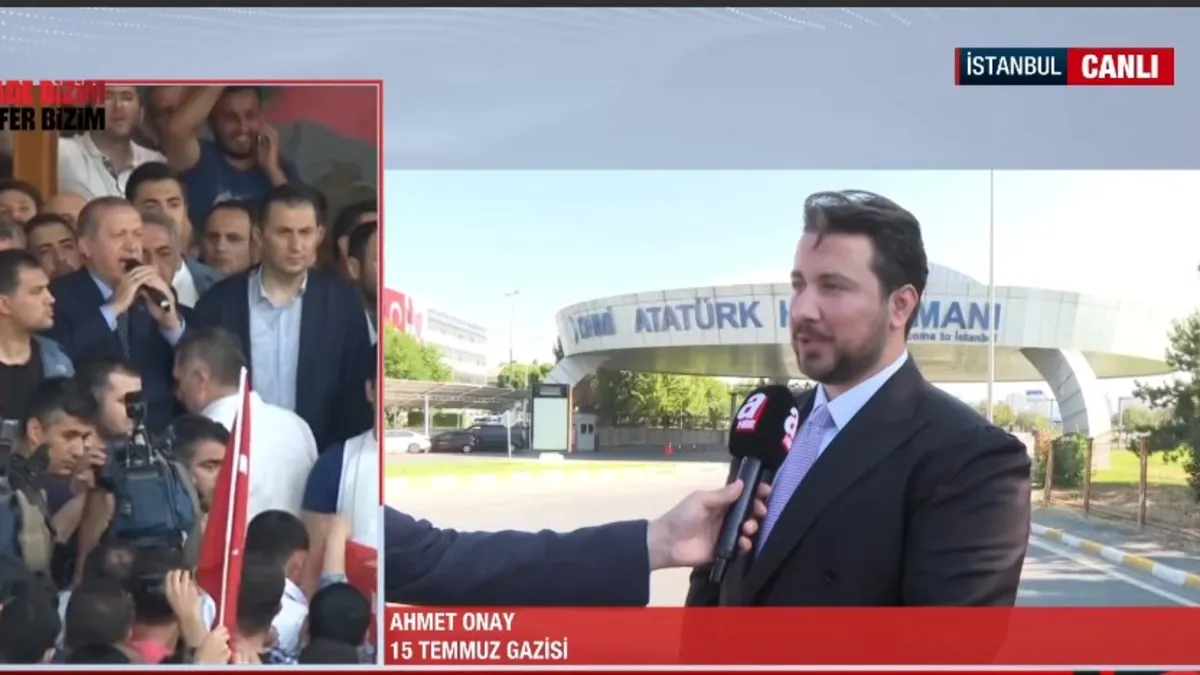 15 Temmuz Gazisi Ahmet Onay A Haber'e konuştu: 'Cumhurbaşkanımızın emriyle son nefesimize kadar mücadele edeceğiz'