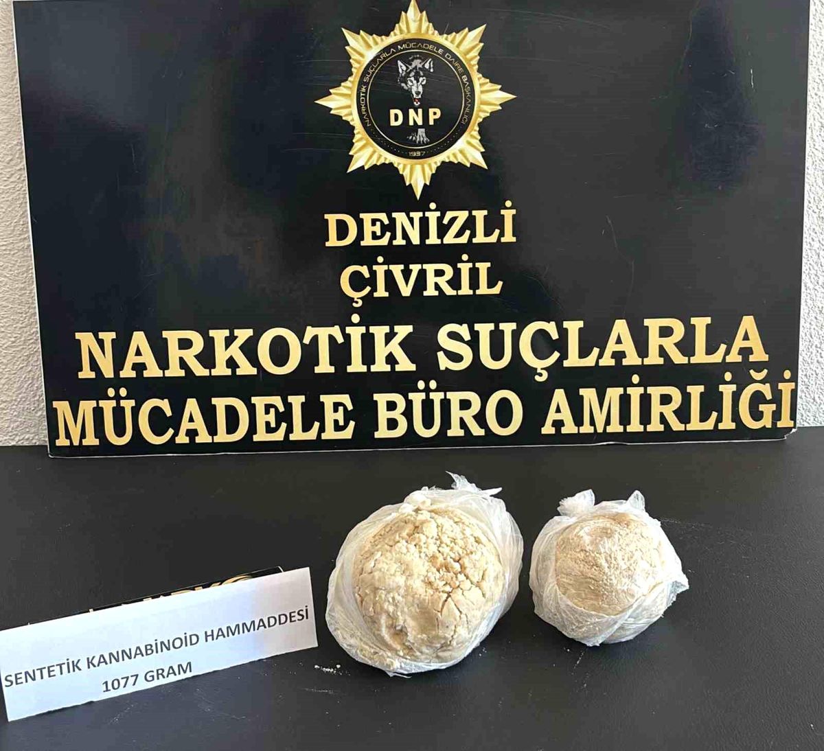 Denizli'de 1 milyon kullanımlık uyuşturucu madde ele geçirildi