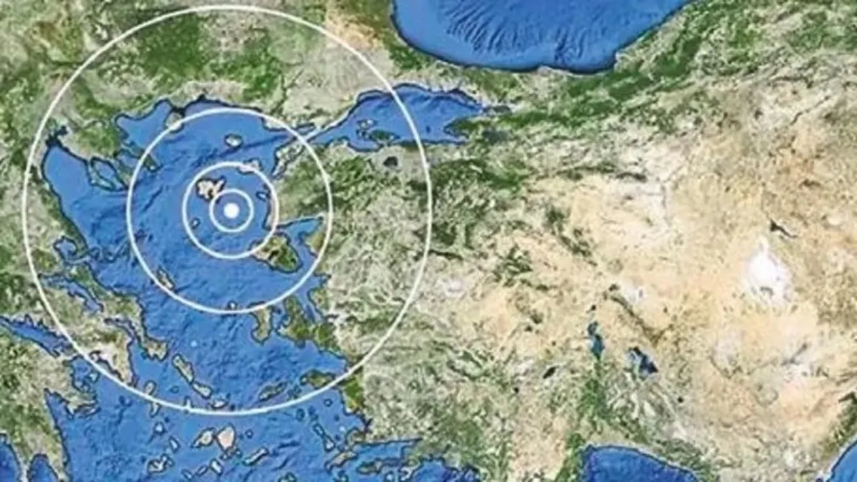 Ege Denizi'nde korkutan deprem!