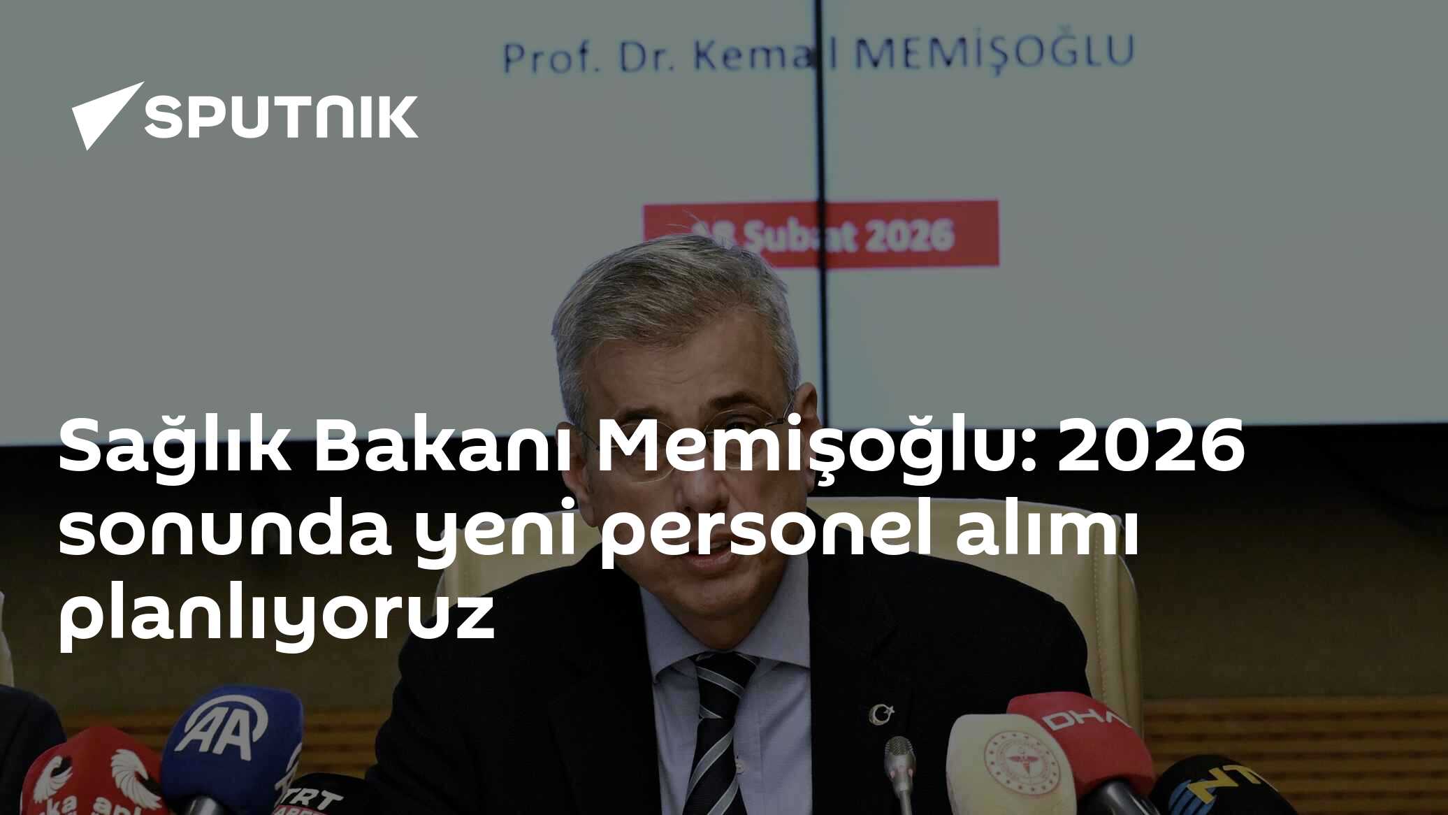 Sağlık Bakanı Memişoğlu: 2026 sonunda yeni personel alımı planlıyoruz