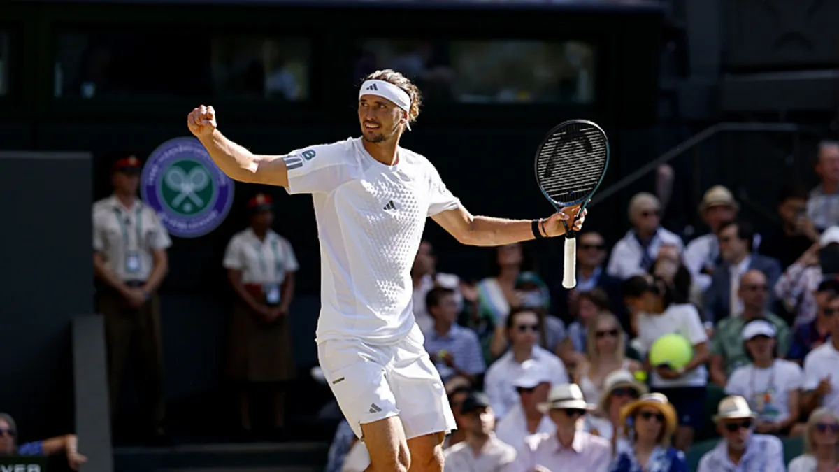 Wimbledon'da Alexander Zverev çeyrek finalde!