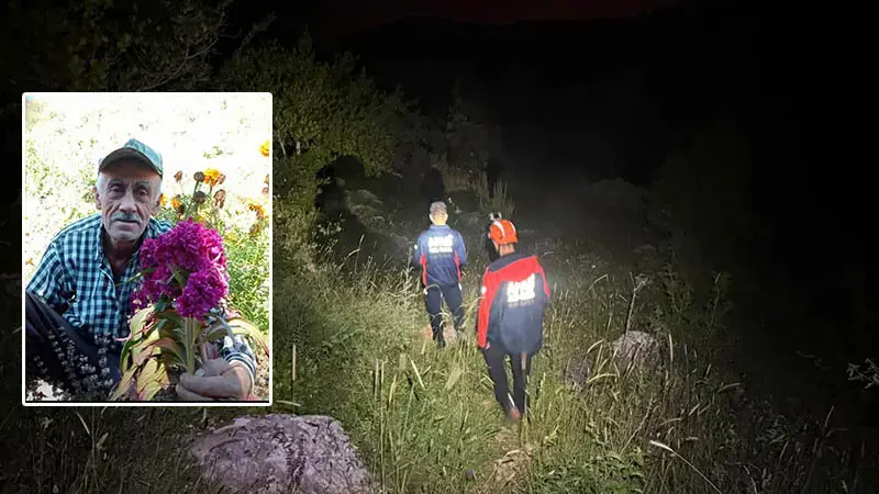 'Tarlaya gidiyorum' diye evden çıktı, evinin yakınındaki bahçede baygın bulundu