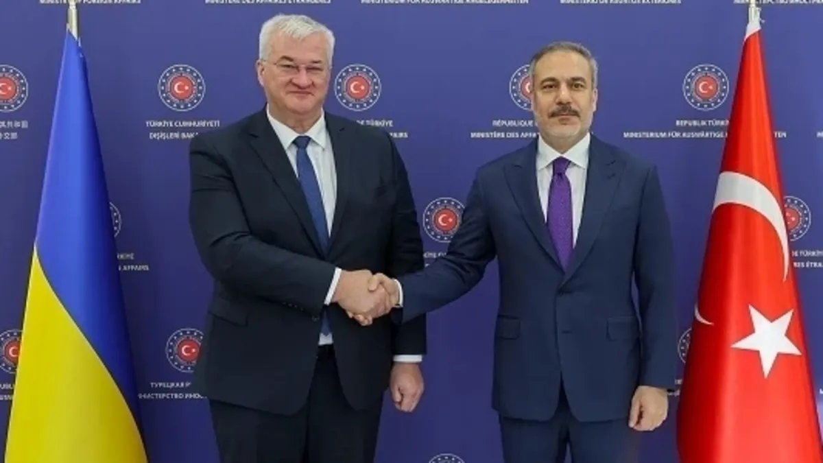 Bakan Fidan, Ukraynalı mevkidaşı Sibiha ile görüştü