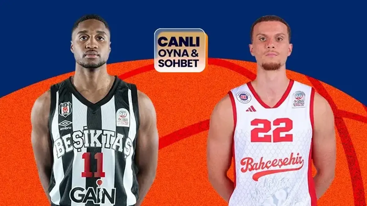Basketbol Süper Ligi'nde 2. finalist belli oluyor! Beşiktaş-Bahçeşehir maçı canlı sohbet ile Misli'de