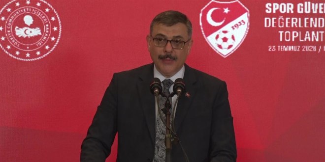 İçişleri Bakanı Çiftçi: Sporda huzur, Türkiye'nin huzuru demektir