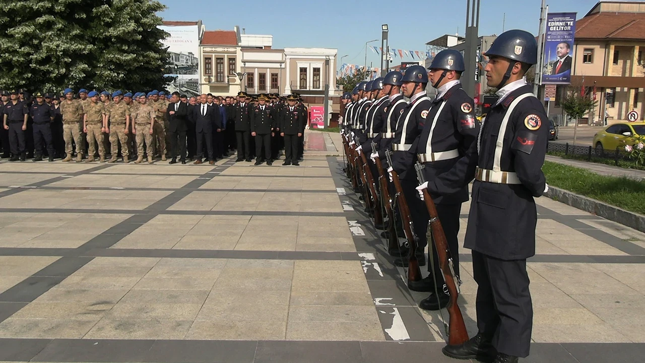 Edirne'de Jandarma Teşkilatı'nın 187'nci kuruluş yıl dönümü törenle kutlandı