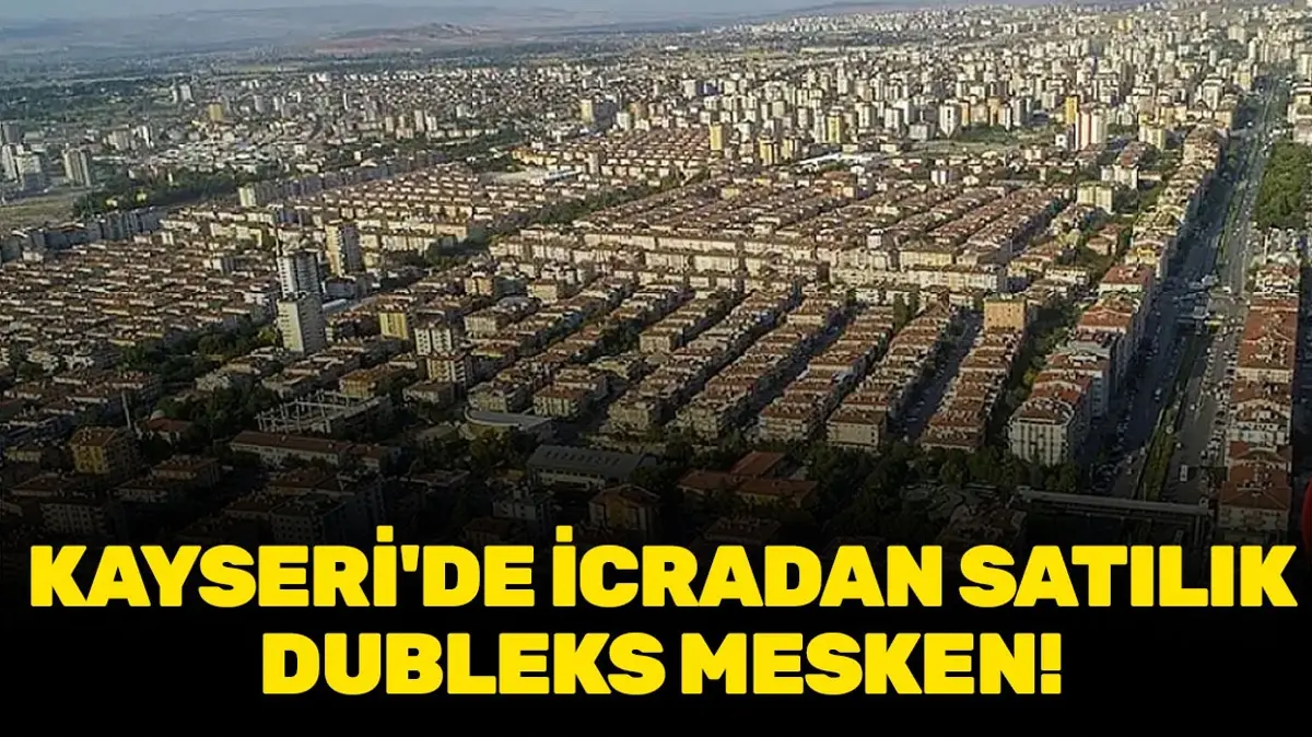 Kayseri'de icradan satılık dubleks mesken!