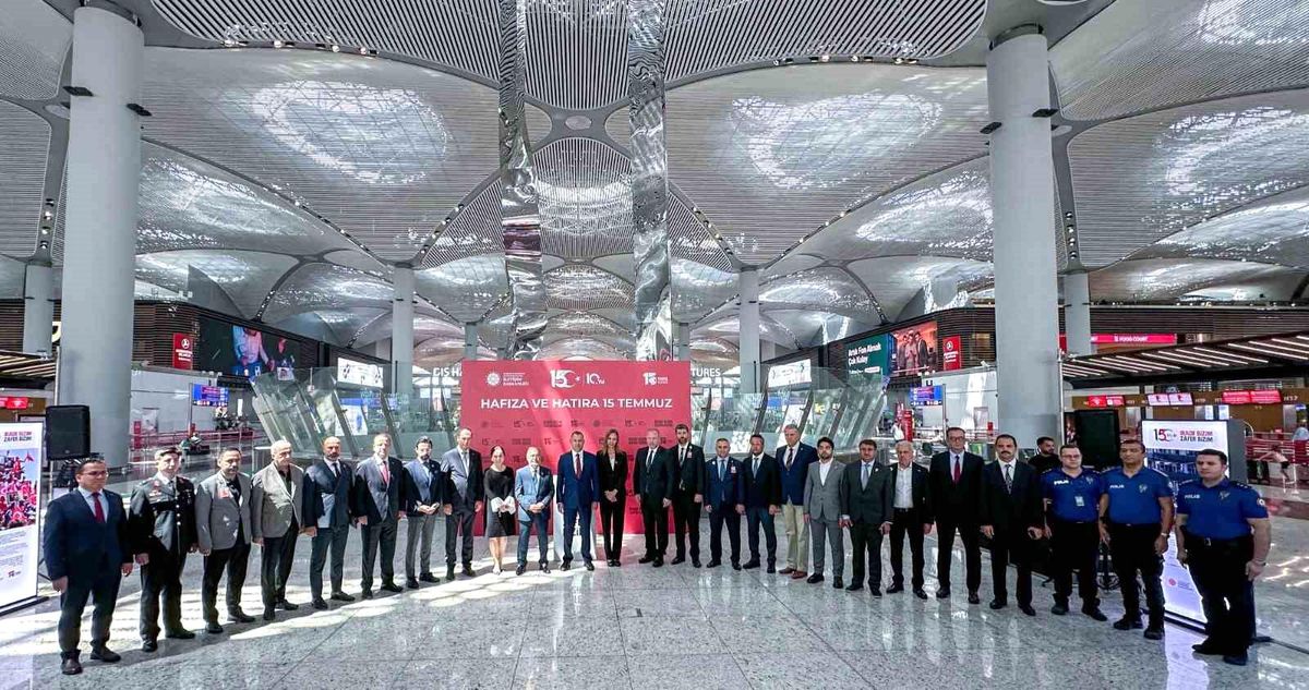 15 Temmuz'un 10. Yılında İstanbul Havalimanı'nda 'İrade Bizim, Zafer Bizim' Sergisi