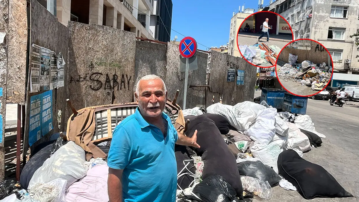 Caddeyi çöp bastı! Vatandaş CHP'li belediyeye ateş püskürdü