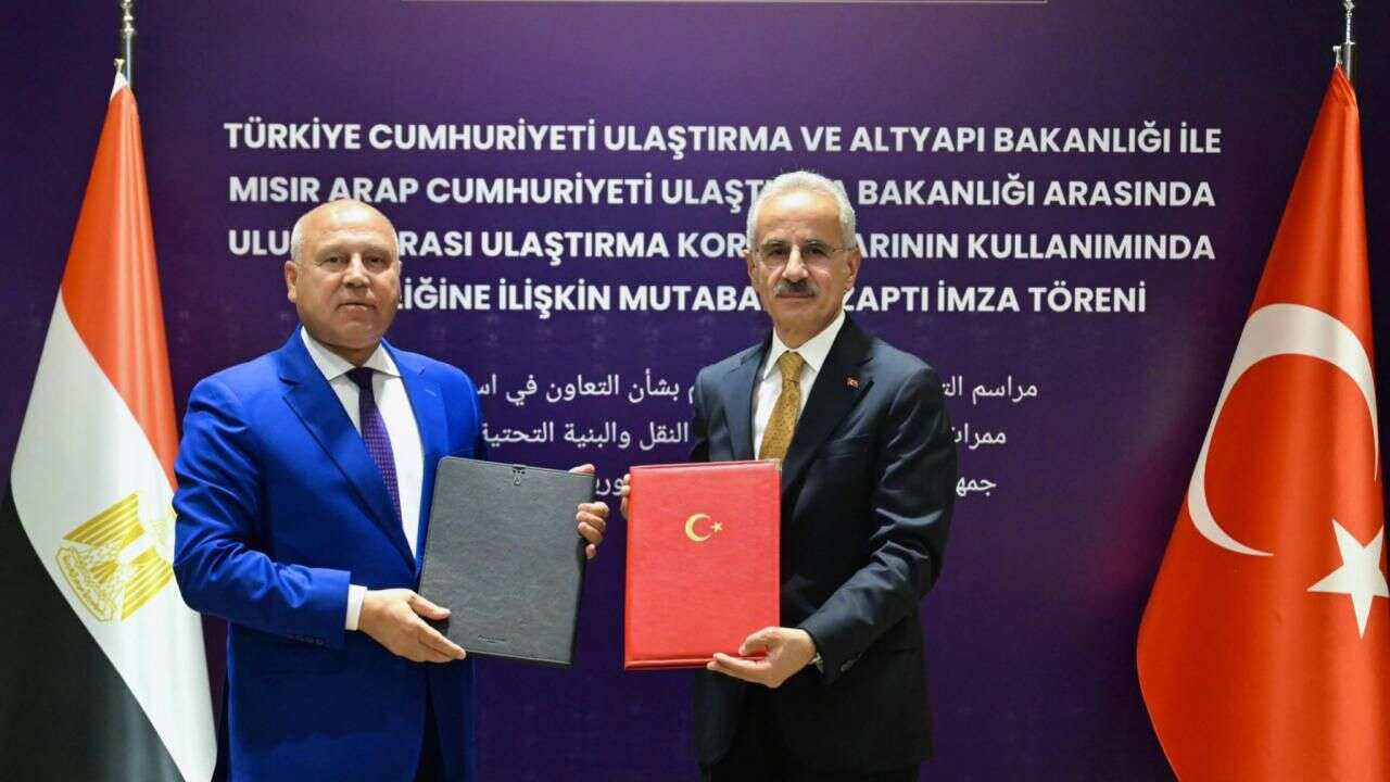 Türkiye ile Mısır arasında ulaştırma koridorlarında iş birliği anlaşması