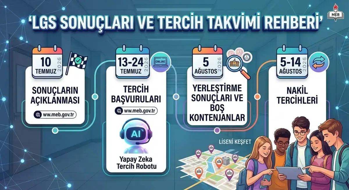 LGS sonuçları ne zaman açıklanıyor? MEB LGS sonuç takvimi ve yapay zeka sürprizi!