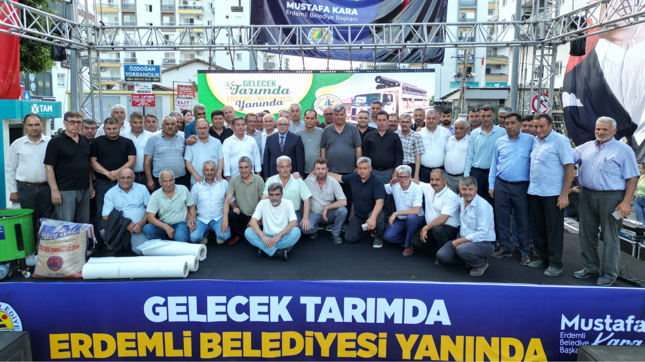 Erdemli Belediyesinden üreticilere önemli destek