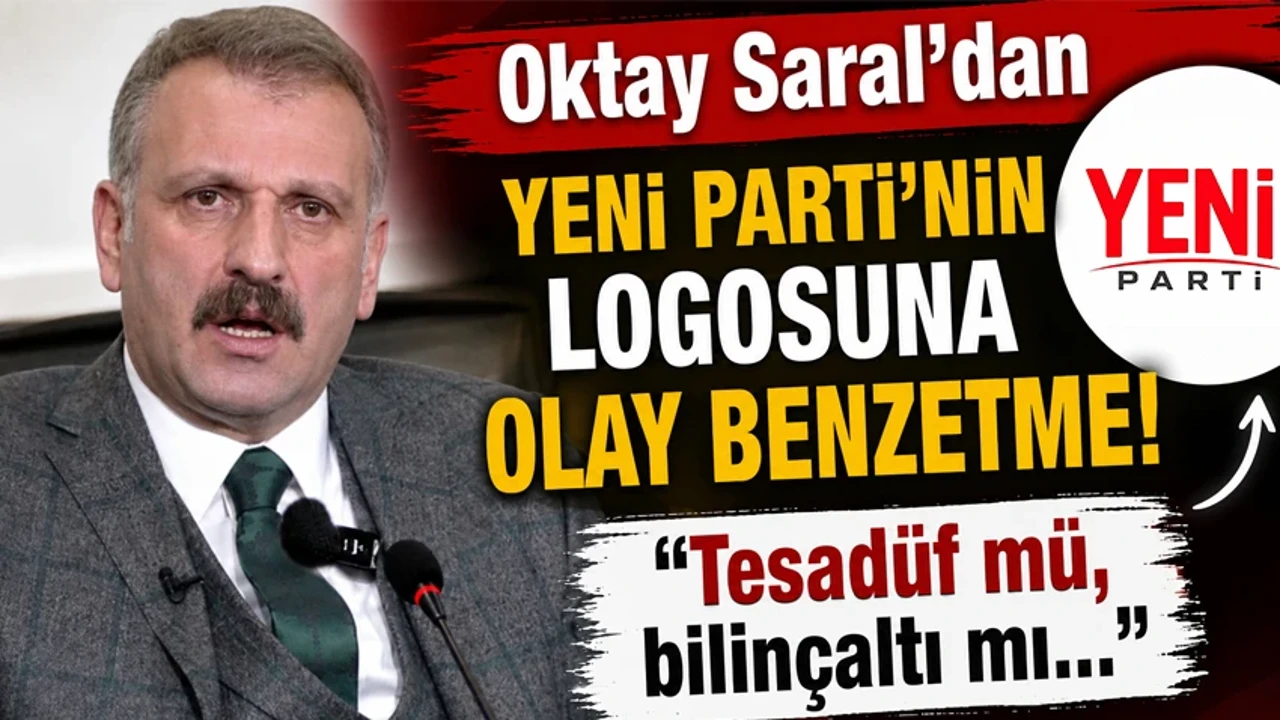 Oktay Saral’dan YENİ Parti’nin logosuna olay benzetme! "Tesadüf mü, bilinçaltı mı..."