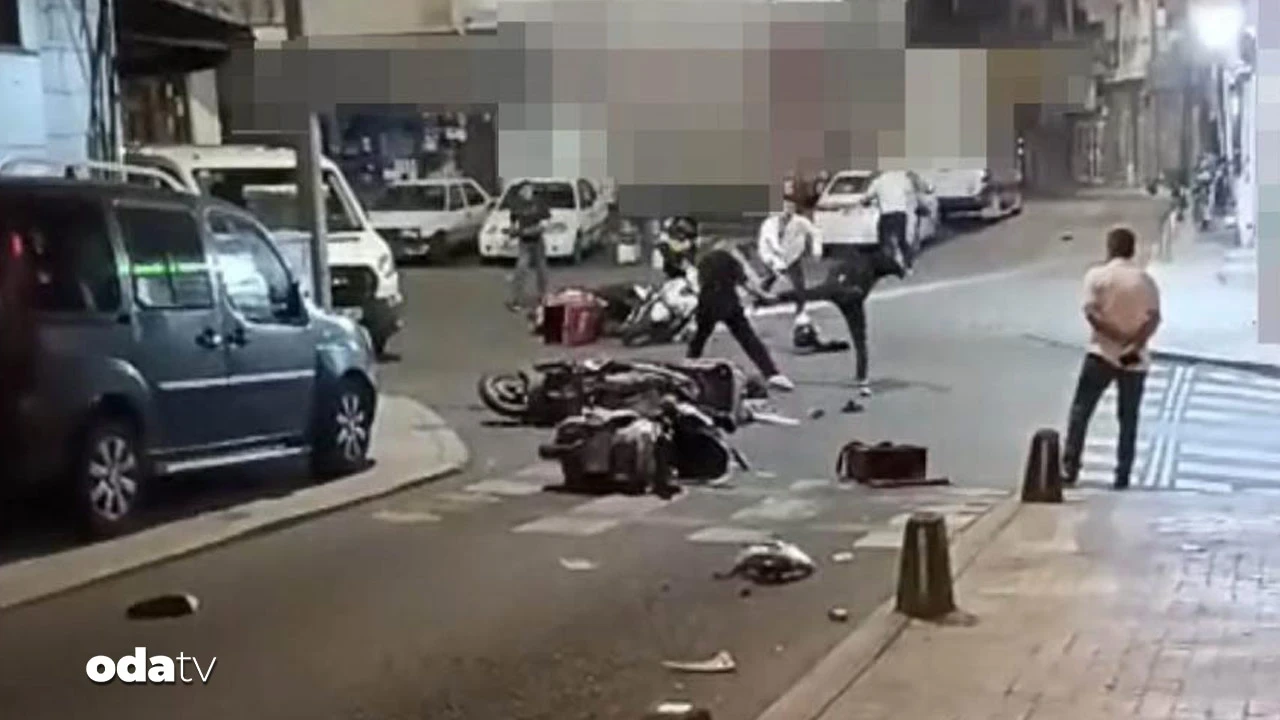 Tekirdağ'daki kavga kamerada