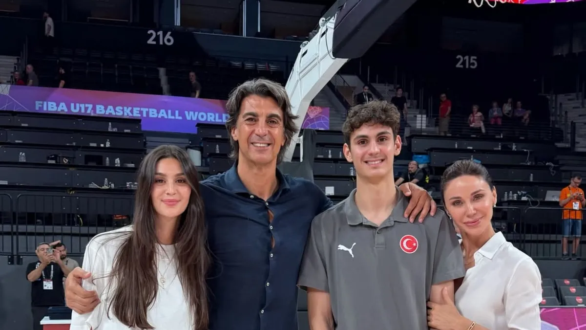 Demet Şener ve İbrahim Kutluay’ın basketbolcu oğlu zirvede! En iyi 5 arasına adını yazdırdı!