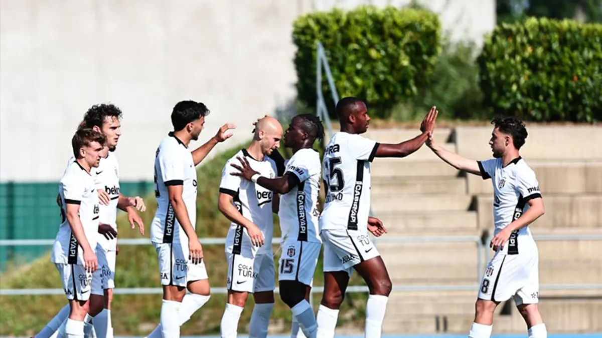 Beşiktaş ilk hazırlık maçını 2 golle kazandı!