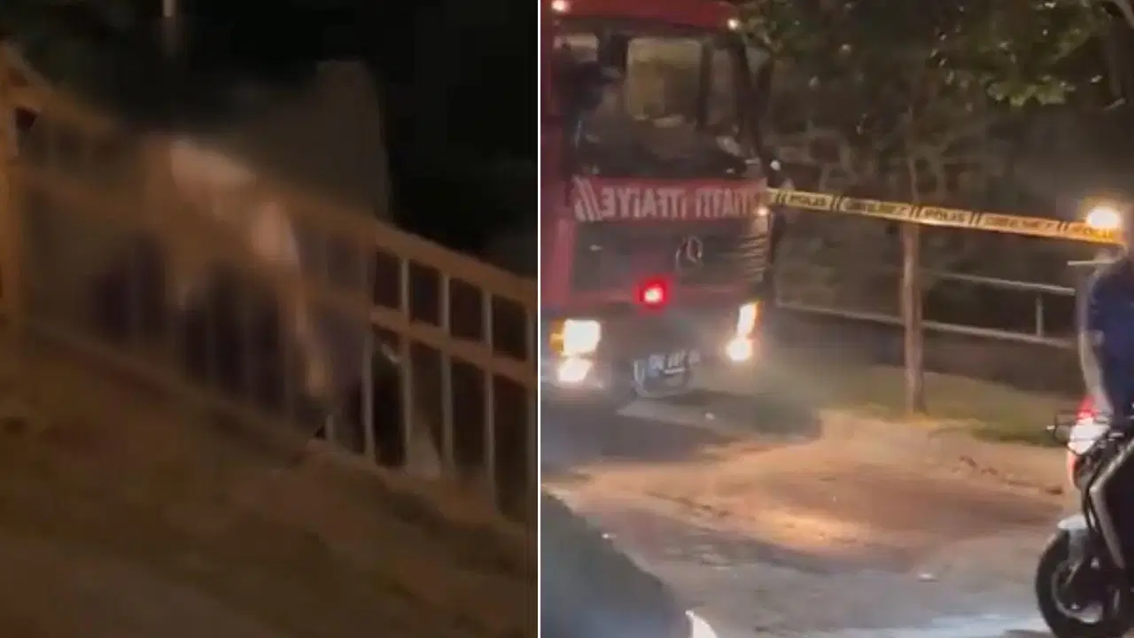 Kağıthane’de korkunç olay: Demir korkuluklarda kabloyla asılı ceset bulundu!