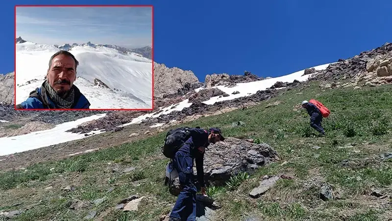 Cilo Sat Dağı'nda kaybolan dağcıyı arama çalışmaları 4'üncü gününde