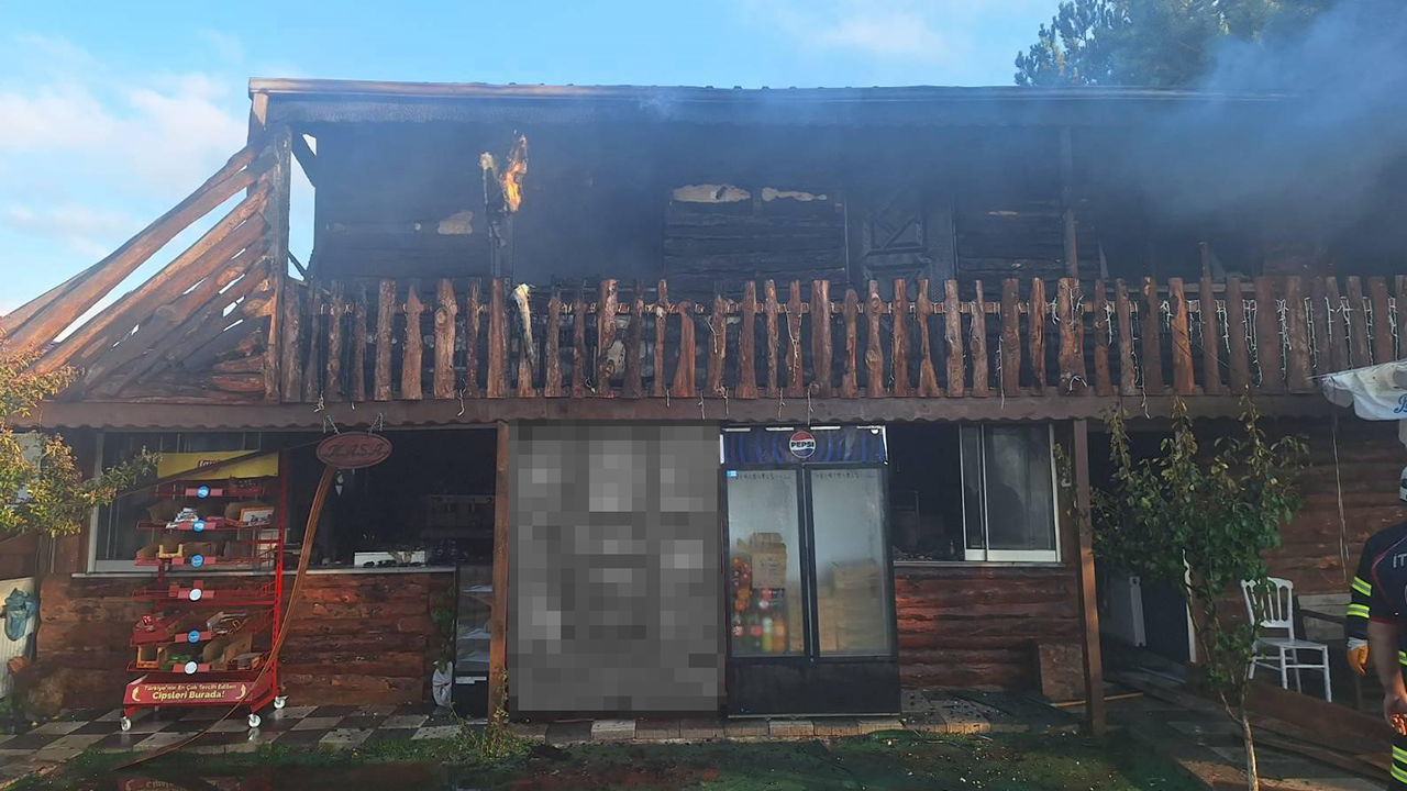 Bilecik'te restoranda korkutan yangın