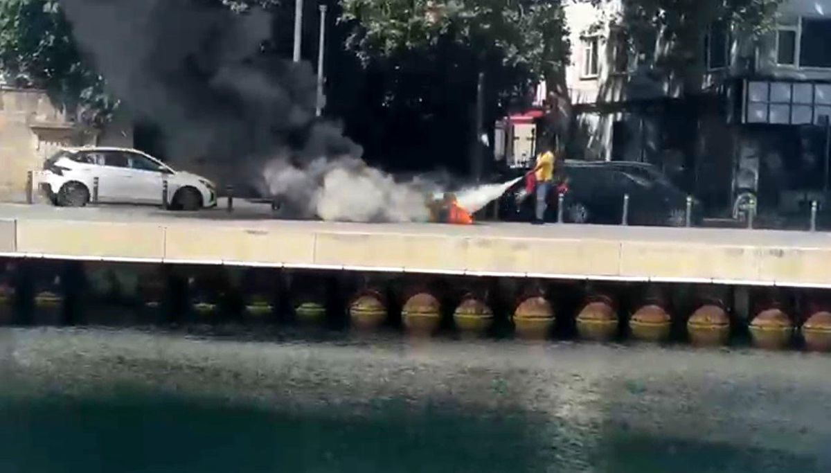 Sarıyer'de yer altı kablolarında yangın paniği